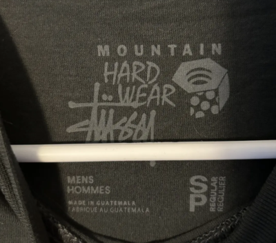 STÜSSY & MOUNTAIN HARDWEAR TEE - Black | eBay STÜSSY & MOUNTAIN HARDWEAR TEE - Black | eBay
