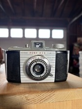 Vintage 1940 s-50 s Kodak Pony 828 Camera With Original Leather Carrying Case