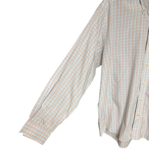 Southern Marsh Lindley Tattersall Long Sleeve Button Down Dress Shirt Mens Small - Picture 3 of 5