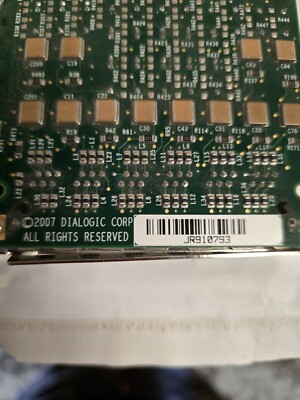 Dialogic Dialogic D/120JCT-LS 83-0725-100 REV.A 83-0546-003 96-0853-510
