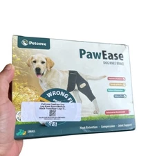 PetCove PC-PWEASE Black Dog Knee Brace for Torn Acl Hind Leg