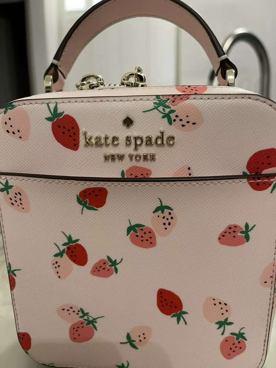 kate spade, Bags, Kate Spade Strawberries Phone Crossbody Bag Pink