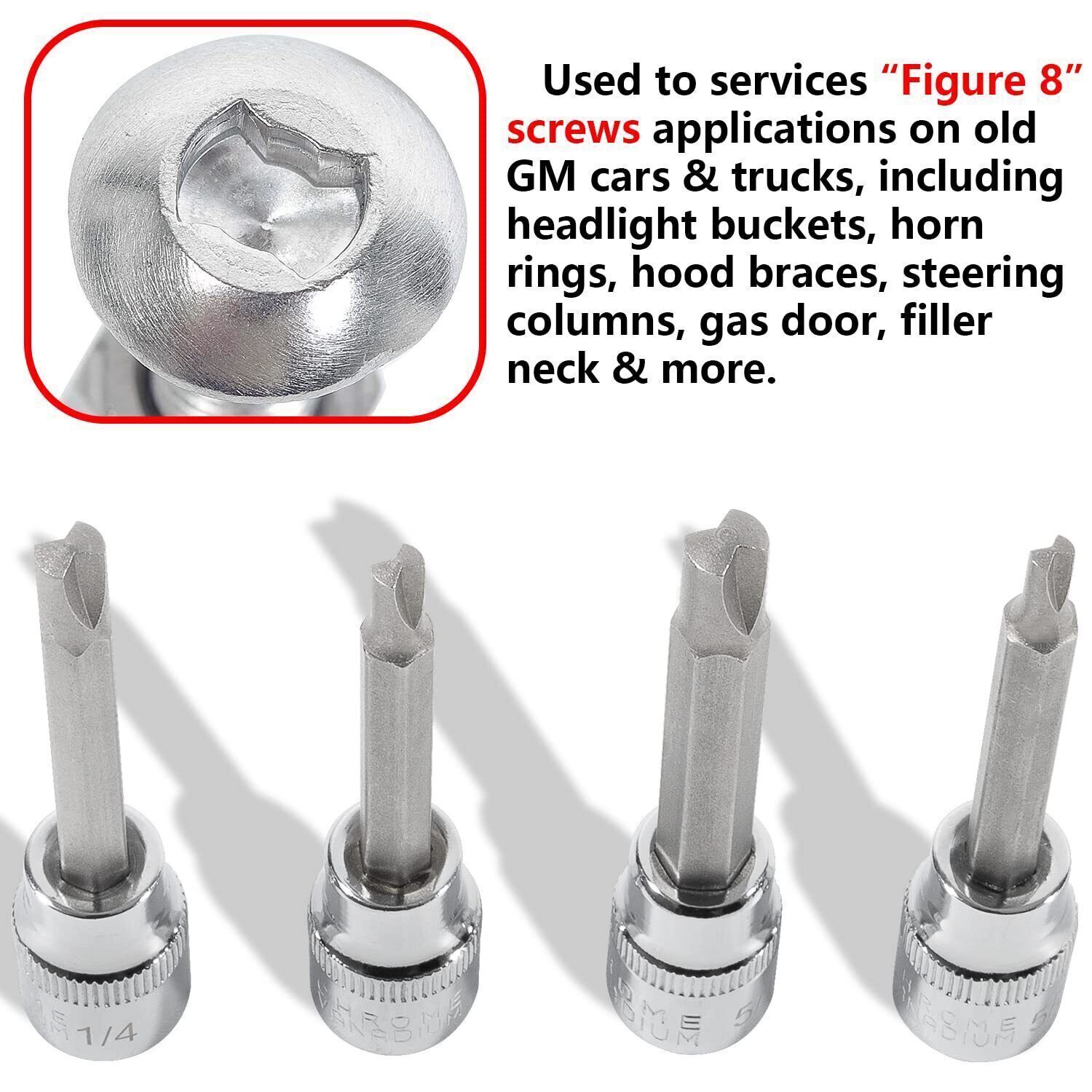 8755 Clutch Head Bit Socket Set, Suitable for Repairing "Figure 8