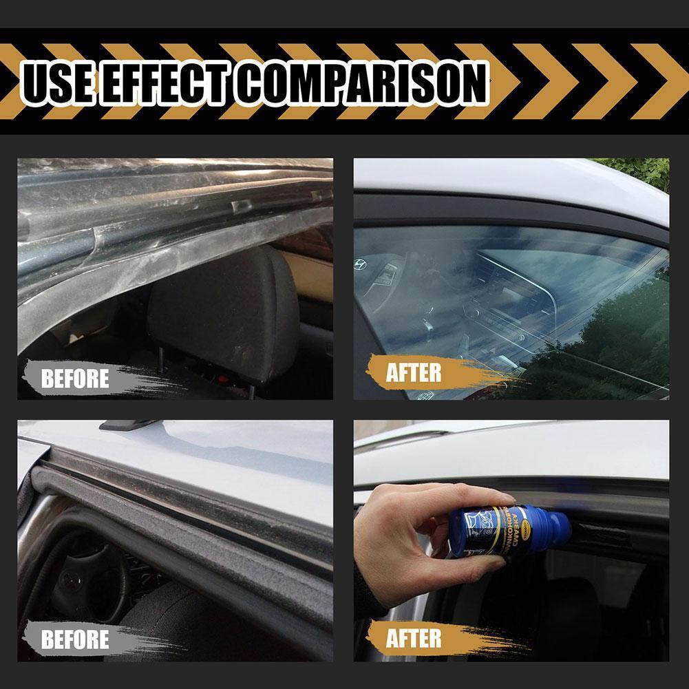 Car Rubber Seal Protectant Restorer Cleaner For Doors Hoods Trunks O5Y0