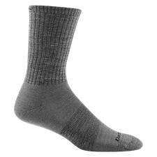 DARN TOUGH 1680 MEDIUM GRAY MEN'S MERINO WOOL SOCK CREW LIGHT SZ M L XL SOCKS