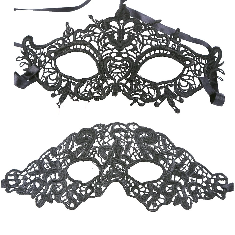 Lace Black Costume Masks & Eye Masks
