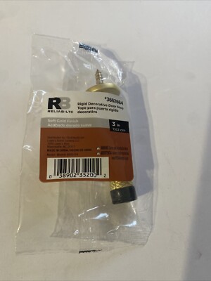 ReliaBilt Rigid Door Stop Gold 3'' 3662664