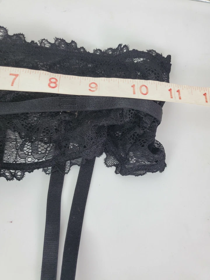 Fashion Nova черный кружевной подвязки ремень маленький сексуальное белье - Изображение 3 из 4