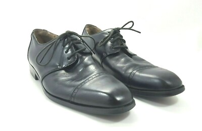 Joseph Abboud Menss Black Oxford Dress Lace Shoes Sz 8.5 | eBay display picture 2