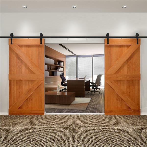 Binario Per Porta Scorrevole 200cm Kit Scorrevole Per Porta Della - Foto 4