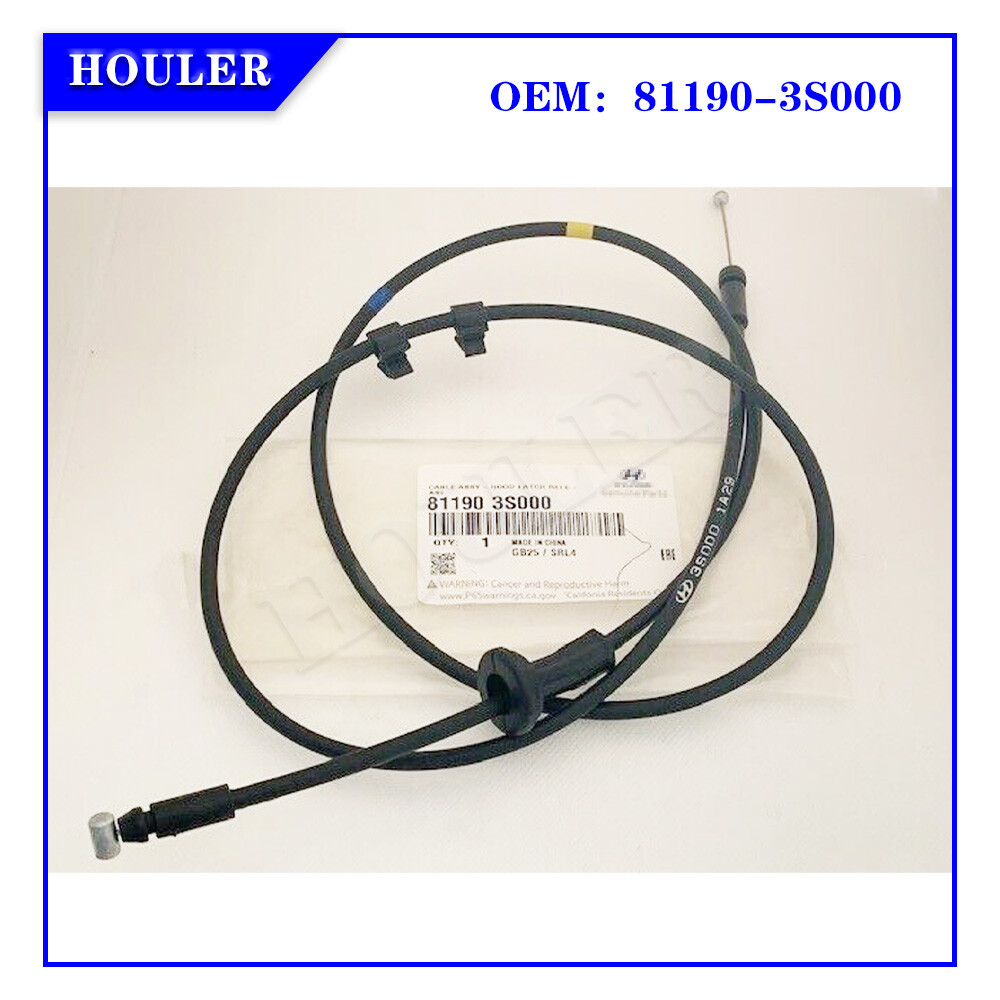OEM 81190-3S000 New Hood Latch Release Cable Rear AZERA 12