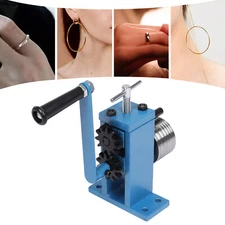 Handcrank Ring Earring Bending Machine Ring Bender Jewelry Crafts Making Tool
