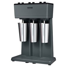 375W Triple Heads Electric Milkshake Maker with 3 x 820 ml Stainless Steel Cups