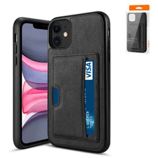 APPLE IPHONE 11 PRO MAX Card Pocket Case In Black By Reiko