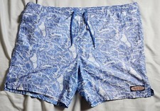 Vineyard Vines Men  s Swim Trunks Board Shorts Island Print Size L Lined Mesh