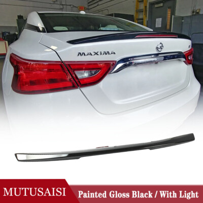 For NISSAN Maxima 2016-2023 Rear Trunk Premium Spoiler Wing Gloss