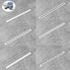 OCEAN Canalina di scarico doccia canaletta doccia acciaio inox con varie design