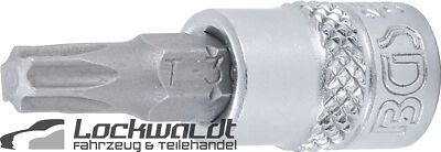 BGS T30 Torx Bit Insert Drive Internal Square 6.3 mm 1/4'' T-Profile
