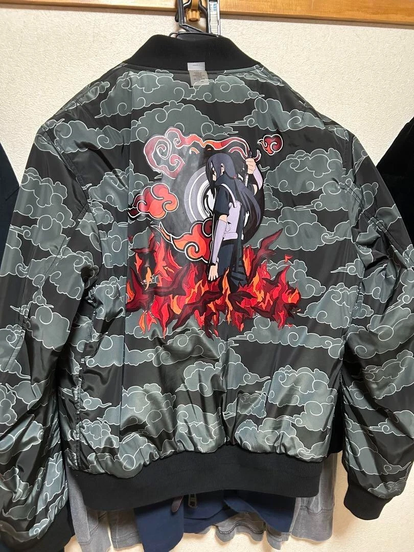 Giacca COACH x NARUTO Michael b Jordan Uomo MA 1 Sasuke Uchiha M Usata
