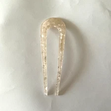 Fashionable U-Shaped hair stick/clip for hair buns, multicolored. AU-1R