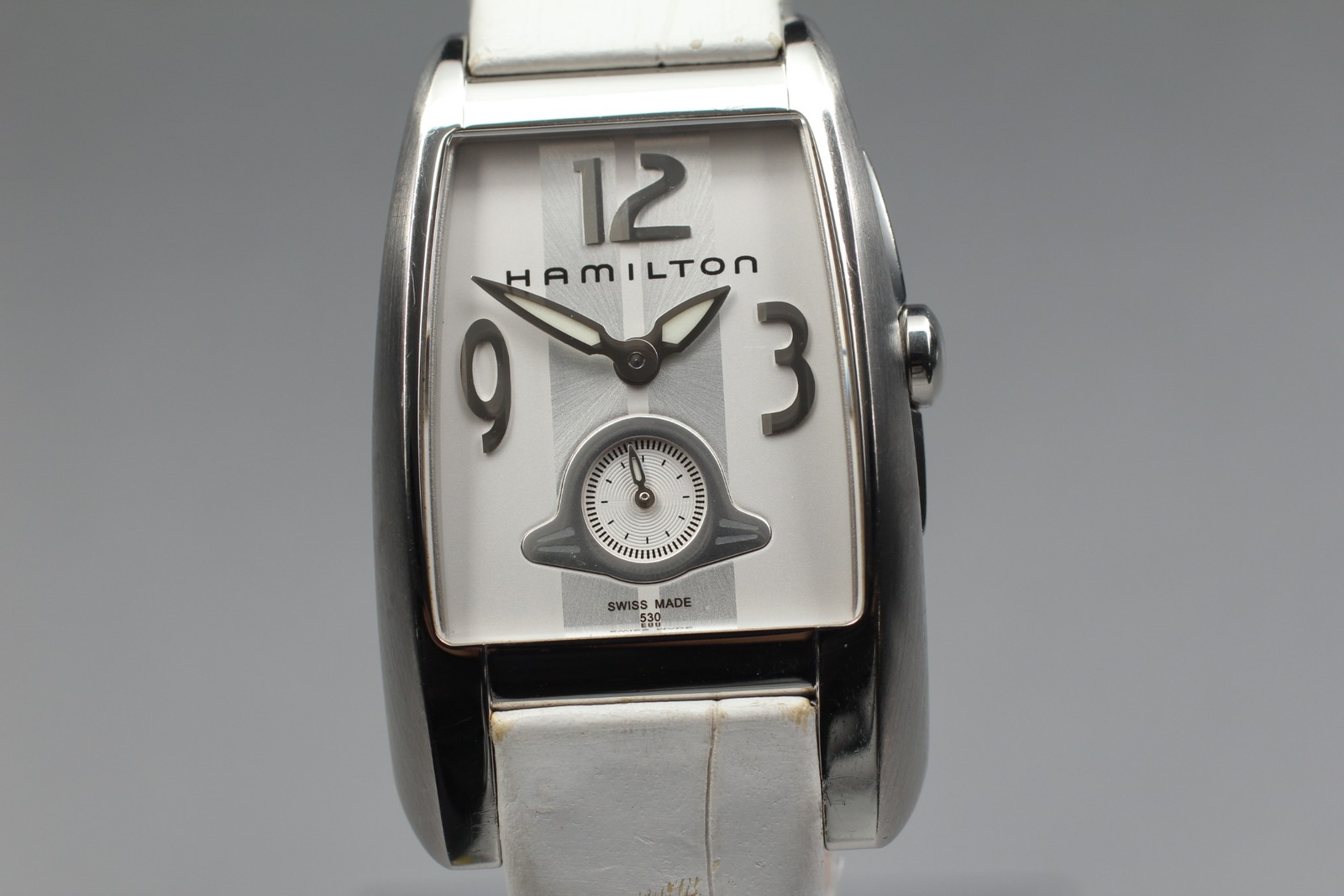 [Exc+5] HAMILTON Brooke H334110 White Dial Small Second Tank Quartz Womens Watch thumbnail 4