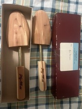 vintage Ply-Mar cedar shoe trees New In Box