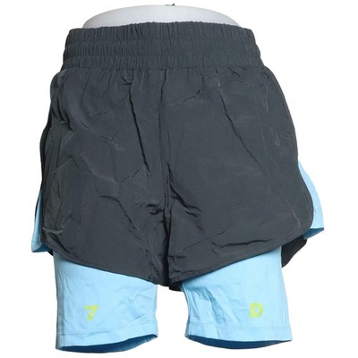7 Days Active, Sportshorts, Größe: M, Althea 2 in 1 Shorts, Blau/Grau #CMz