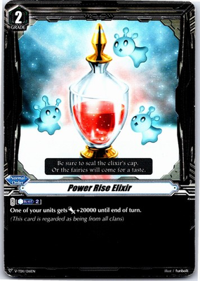 #ad POWER RISE ELIXIR V TD11 016EN TRIAL DECK CARDFIGHT VANGUARD HP $1.99