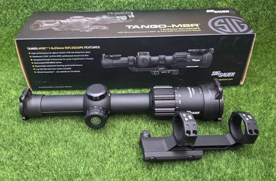 SIG SAUER TANGO-MSR sfp bdc6 レティクル 実物 Sig Sauer Tango MSR 1-6x24mm Illum MSR-BDC6 SFP Riflescope w