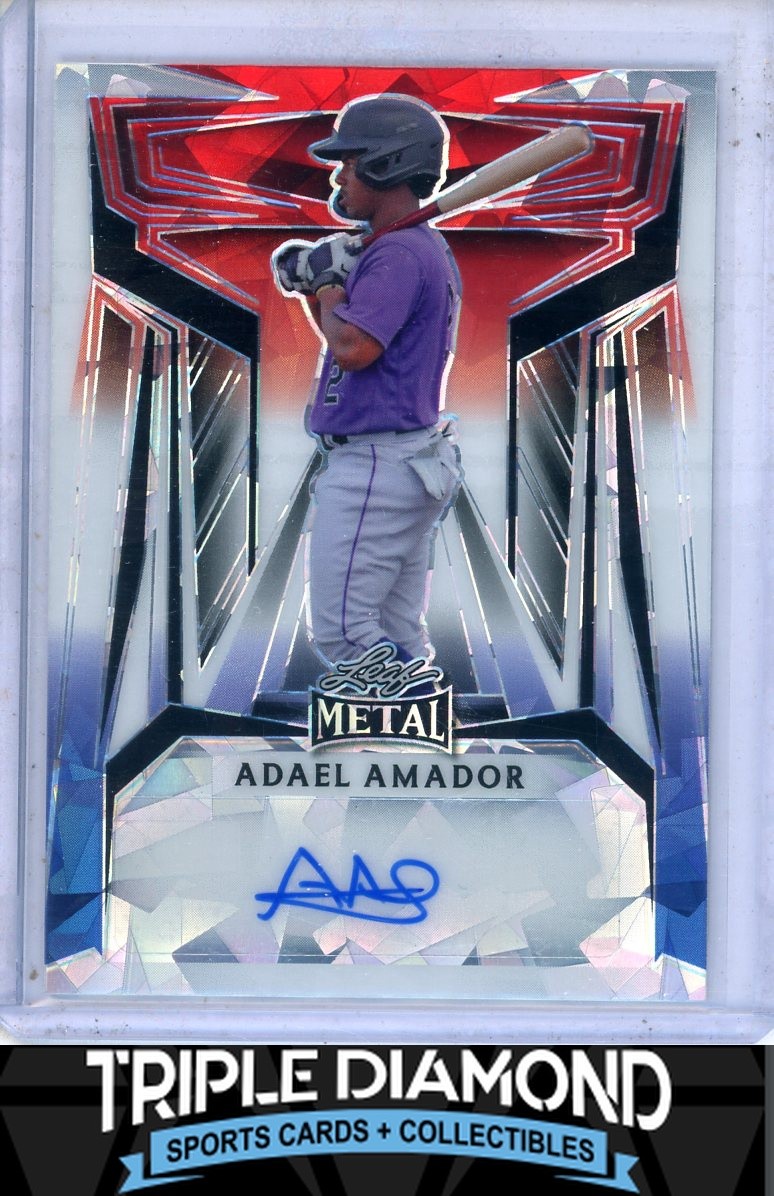 2022 Leaf Metal Baseball Adael Amador Autograph Auto #1/1 M13