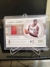 2010-11 Playoff National Treasures LaMarcus Aldridge Century Materials Prime /25