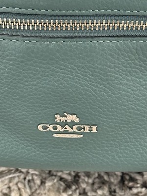 coach dark green leather backpack 2018 Court In Signature Canvas Soft pebble leather Inside zip cell phone and multifunction pockets Inside laptop sleeve with secure tab Magnetic snap and drawstring closures fabric lining Top handle with 3 1/4 drop Fits a 15 laptop Outside zip pockets Adjustable shoulder straps Luggage sleeve 10 1/4 (L) x 15 1/4 (H) x 5 (W) Style No. Coach Court Backpack | Brixton