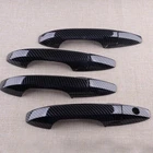 For Acura TSX Sedan 2004-08 Carbon Fiber Side Door Handle Cover Trim Accessories
