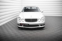 Maxton Design Frontlippe Passend FüR Mercedes E 55 Amg W211 Schwarz Hochglanz
