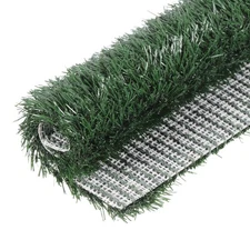 Artificial Grass Turf Mat 14x14" Realistic Fake Grass Rug Carpet Green