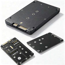 High-Speed 6Gbps M.2 to SATA Adapter, SSD Enclosure for NGFF 2242/2260/2280