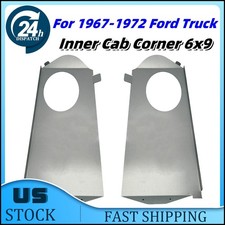 For 67-72 Ford F100 Pickup Truck Steel Speaker Brackets Inner Cab Corner 6x9 Us