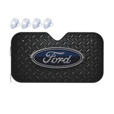 Ford Windshield Sunshade Visor Protector Keep Vehicle Cool Size M Ford Windshield Sunshade Visor Protector Keep Vehicle Cool Size M