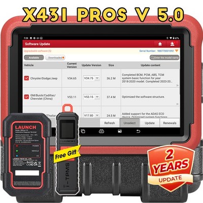 LAUNCH X431 PROS V PRO 5 OBD2 KFZ Diagnosegerät alle Steuergerät ECU Codierung