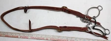 Twisted Snaffle Horse Bit 5" Port W/ Headstall  - 1014255