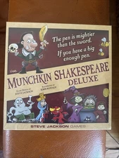 Munchkin Shakespeare Deluxe Board Game Steve Jackson Games - NEW SEALED 2017