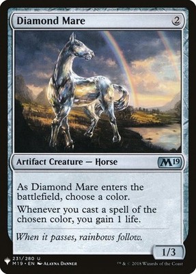 NM Diamond Mare, MTG, The List, Magic the Gathering, 231