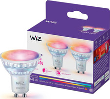 Image of WiZ Smart LED Glass GU10Spotlight Full Color Tunable White 50W Equivalent New