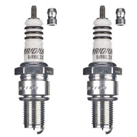 NGK ZüNdkerze BR8EIX Iridium 5044 2Er Set (FüR: Kawasaki KX 500 KX500EE 03 )