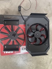 Setrab 25 Row Oil Cooler Fan Shroud And Spal 350cfm Fan