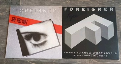 2 x Foreigner Sammlung     12''  Vinyl Maxi -sehr guter Zustand 
