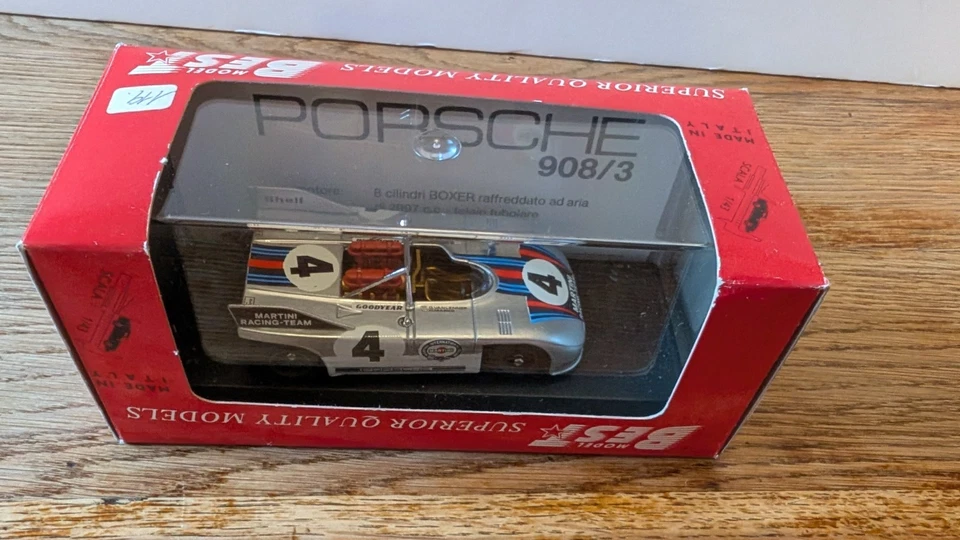 BEST MODEL 1/43 PORSCHE 908/3 NURBURGRING 1971 MARTINI - Photo 2/4