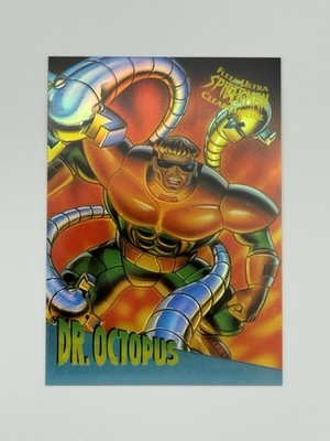 1995 Spiderman Fleer Ultra Dr. Octopus Clear Chrome Limited Edition #1 of 10