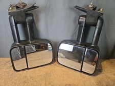 Manual Tow Mirrors For 99-07 Chevy Silverado Gmc Sierra 1500 2500 Pair Black