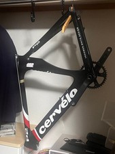 Juego de cuadro de carbono para bicicleta de triatlón Cervelo P2 carbono TT USADO